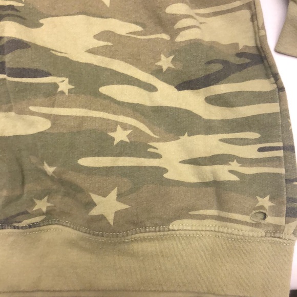 Wound Up Green Camouflage Sorry Not Listening Sweatshirt - Picture 8 of 8